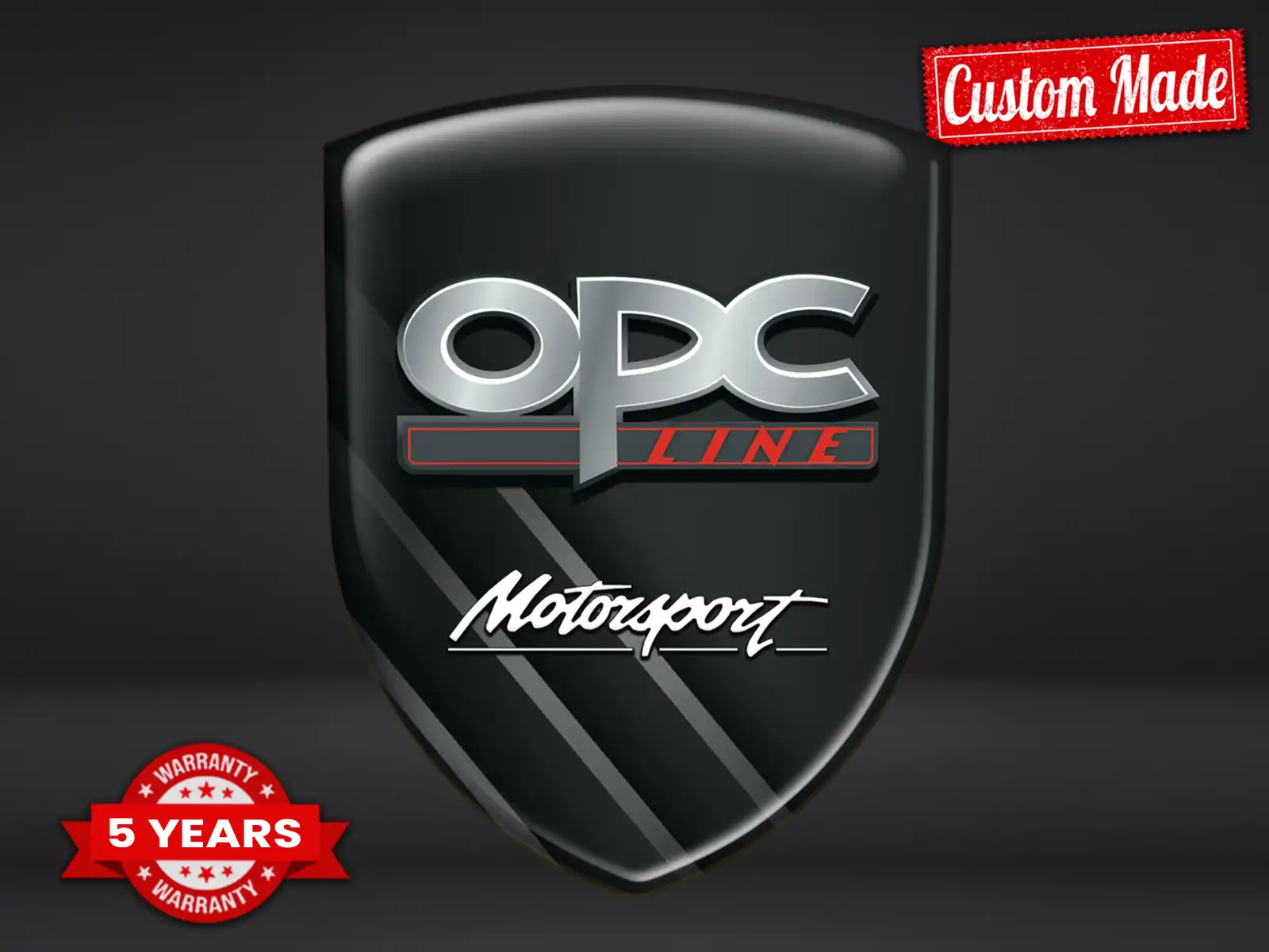 OPC Heckscheibenaufkleber Trucks Stil Limitiert Robust